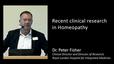 Dr Peter Fisher: Recent clinical research in homeopathy – Nordic Homeopathic Symposium 2013